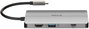 D-Link DUB-M810 Hub USB-C 8 en 1 con HDMI 4K, Ethernet y Lector de Tarjetas, Gris/Plata